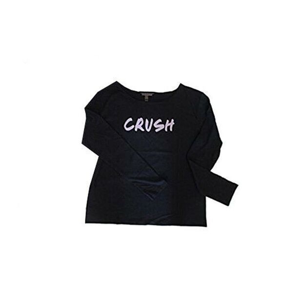 Victoria's Secret Crush Glitter Long Sleeve Sleep Top Pajama Blue XSmall - Picture 2 of 3